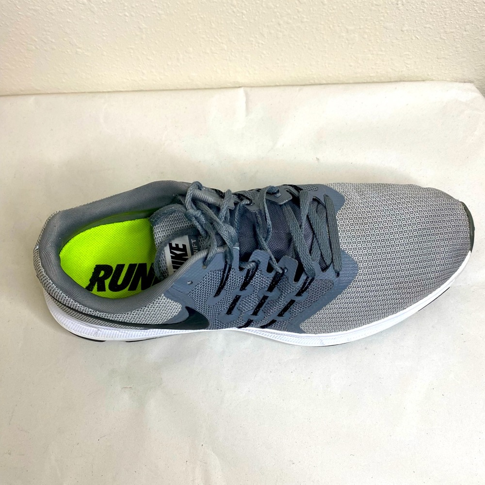 Nike Mens Run Swift 908989-002 Cool Grey Black Running Shoes Lace Up Size 13/